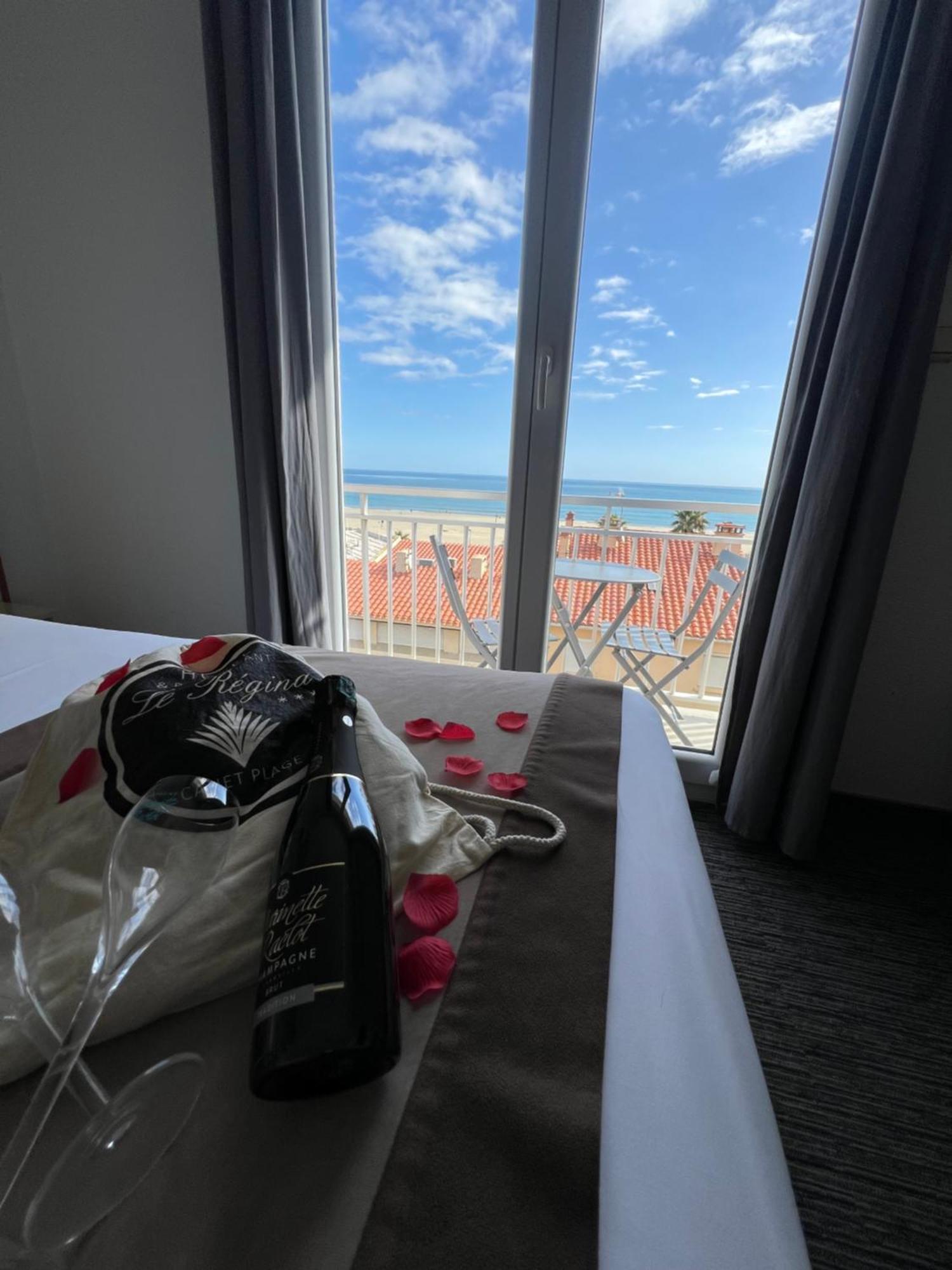 Le Regina Hotel Et Restaurant Canet-Plage Bagian luar foto