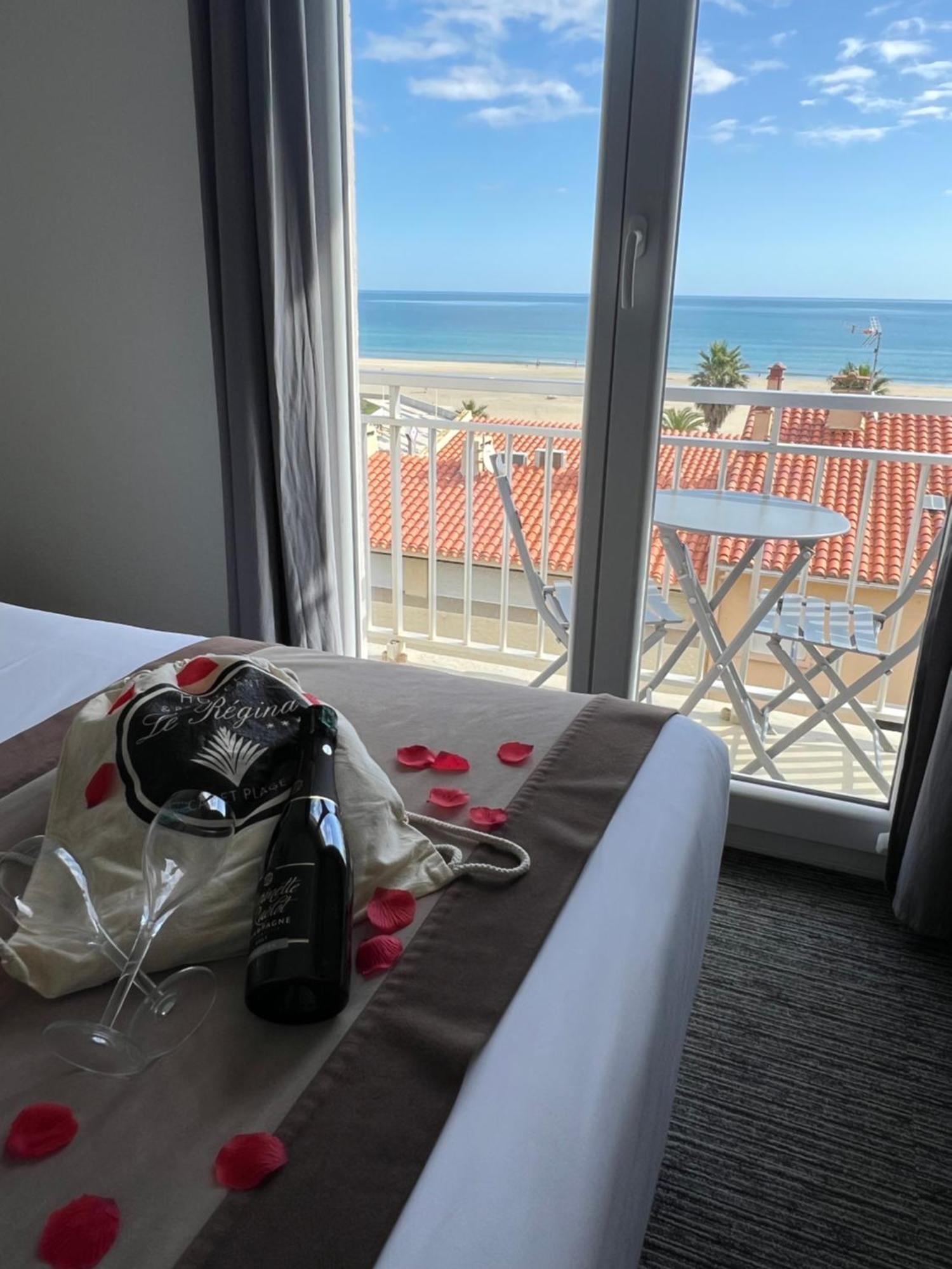 Le Regina Hotel Et Restaurant Canet-Plage Bagian luar foto