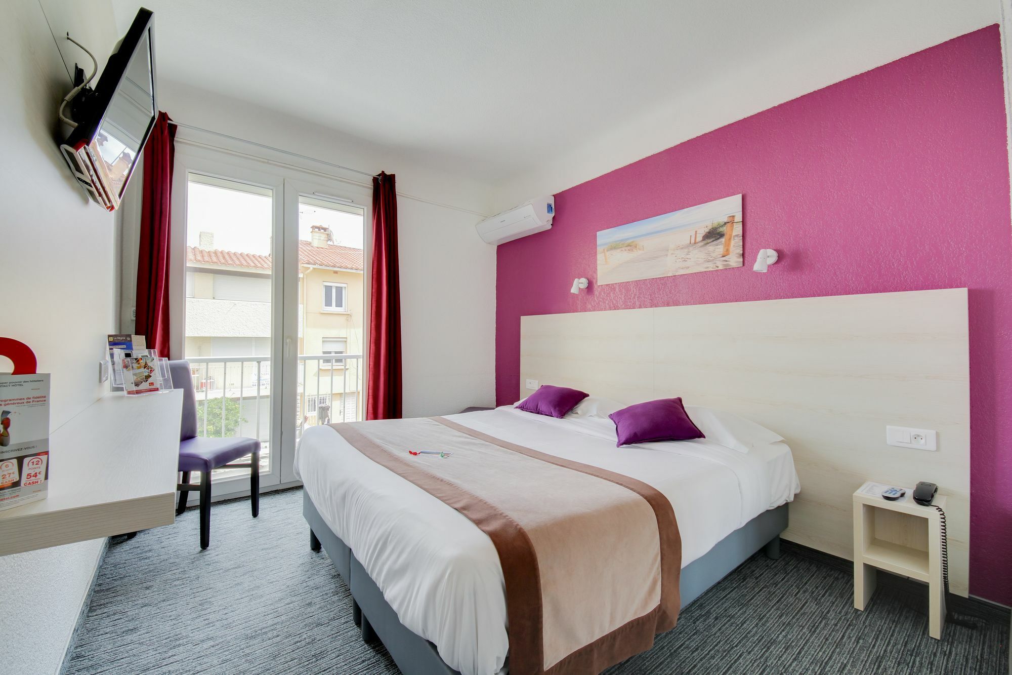 Le Regina Hotel Et Restaurant Canet-Plage Bagian luar foto